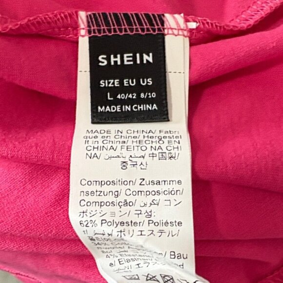SHEIN Fuchsia Buttoned Tank Top LL99 - Picture 6 of 6